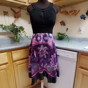 Signature by Sangria Petite Hankerchief Dress 4P